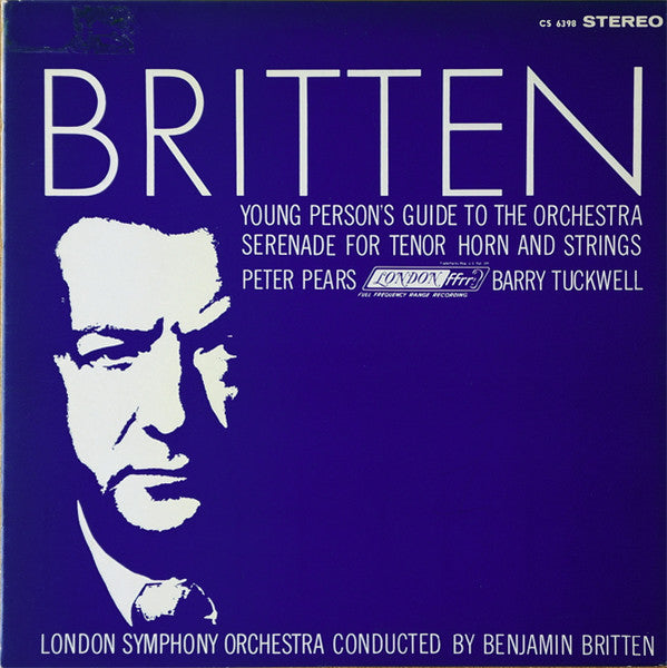 Britten, Peter Pears, Barry Tuckwell, London Symphony Orchestra Conducted By Benjamin Britten – Young Person's Guide To The Orchestra / Serenade For Tenor Horn And Strings LP