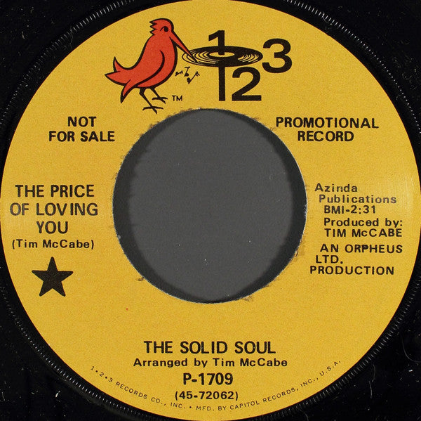 The Solid Soul – The Price Of Loving You (Promo) 7"