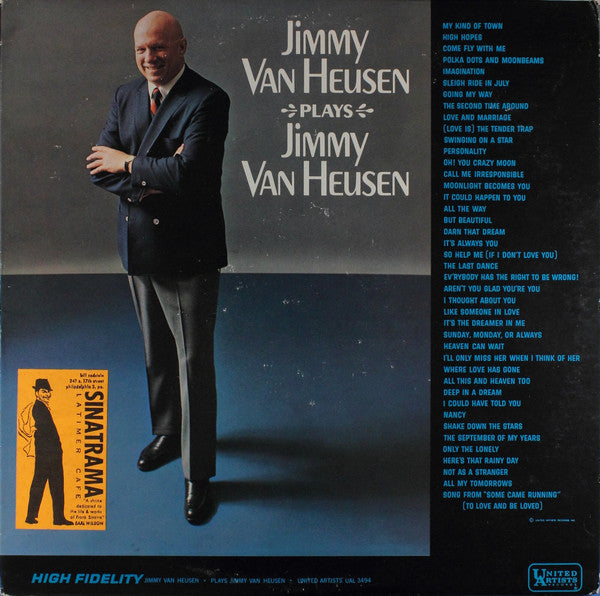 Jimmy Van Heusen – Jimmy Van Heusen Plays Jimmy Van Heusen LP