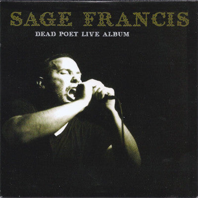 Sage Francis – Dead Poet Live Album CD