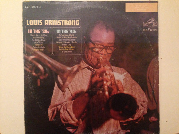 Louis Armstrong – In The 30's - In The 40's LP