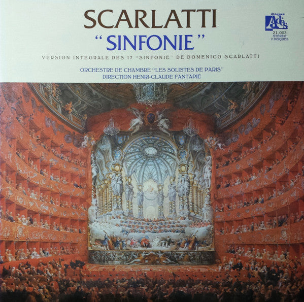 Domenico Scarlatti - Sinfonie 2LP