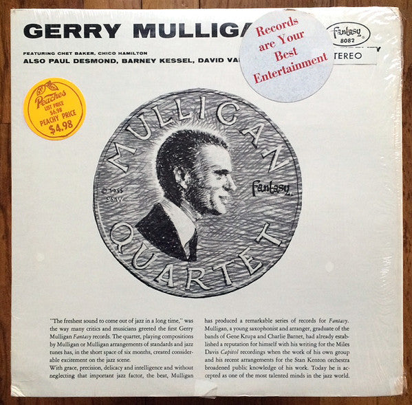 Gerry Mulligan Quartet – Gerry Mulligan / Paul Desmond LP
