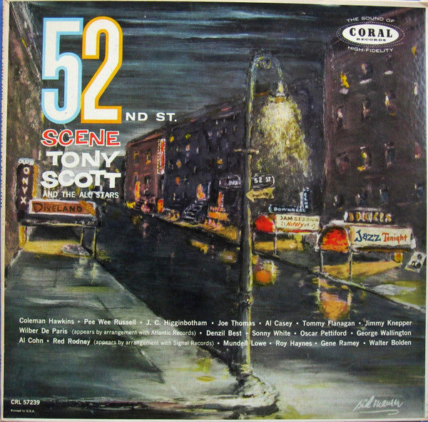 Tony Scott And The All Stars - 52nd Street Scene LP