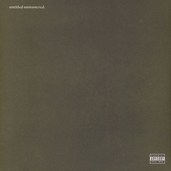 Kendrick Lamar – Untitled Unmastered. LP