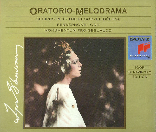 Igor Stravinsky – Oratorio - Melodrama CD