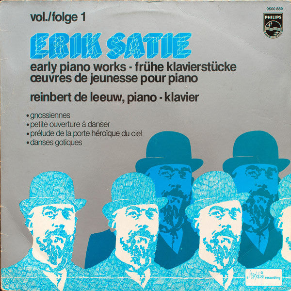 Erik Satie– Early Piano Works Vol 1 LP
