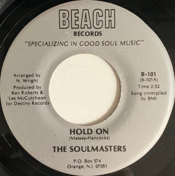 Soulmasters - Hold On 7"