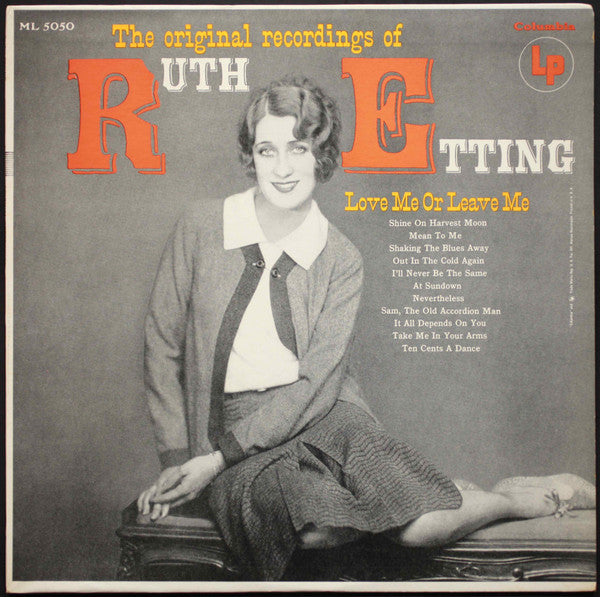 Ruth Etting – The Original Recordings Of Ruth Etting LP