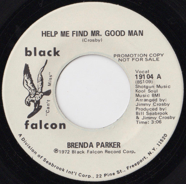 Brenda Parker – Help Me Find Mr. Good Man (Promo) 7"