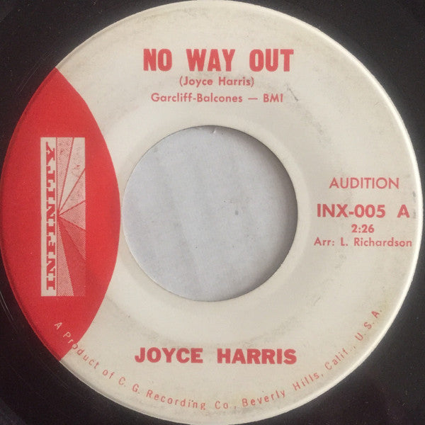 Joyce Harris – No Way Out (Promo) 7"