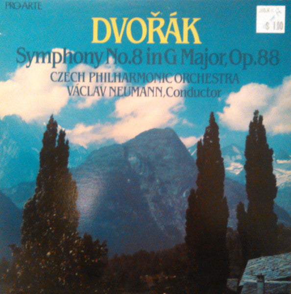 Dvořák, Czech Philharmonic Orchestra, Václav Neumann – Symphony No. 8 In G Major, Op. 88 LP