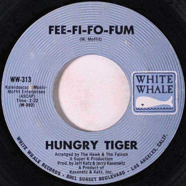 Hungry Tiger - Fee-Fi-Fo-Fum 7"