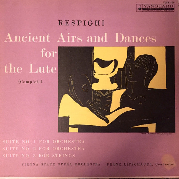 Respighi - Ancient Airs And Dances For The Lute (Complete) LP