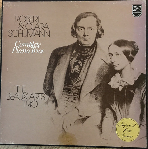 Robert & Clara Schumann / Beaux Arts Trio – Complete Piano Trios (2 LP)
