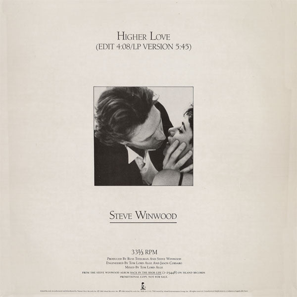 Steve Winwood – Higher Love 12"