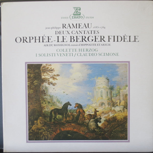 Rameu / Colete Herzog - Deux Cantates LP