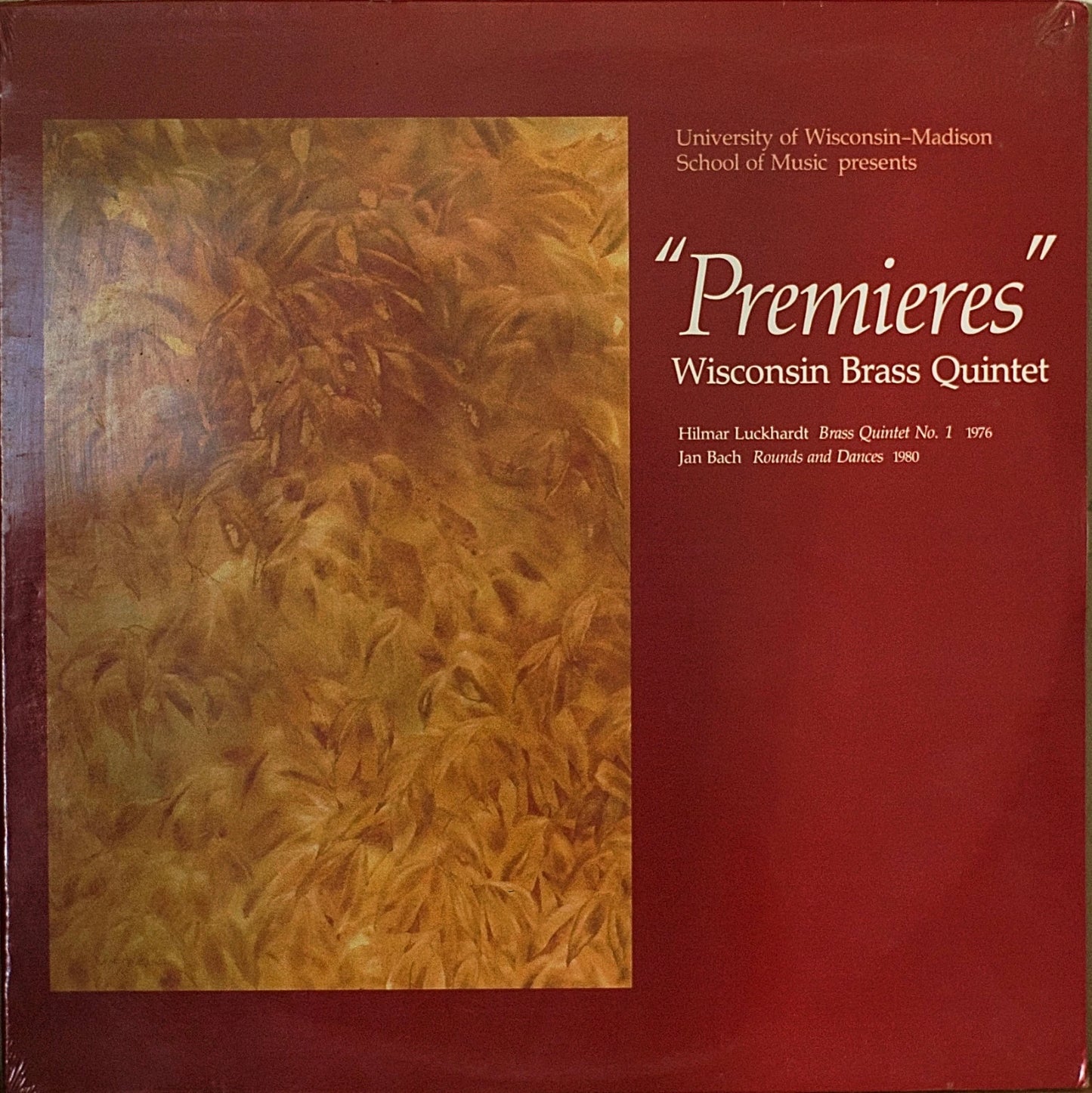 Wisconsin Brass Quintet - "Premieres" LP