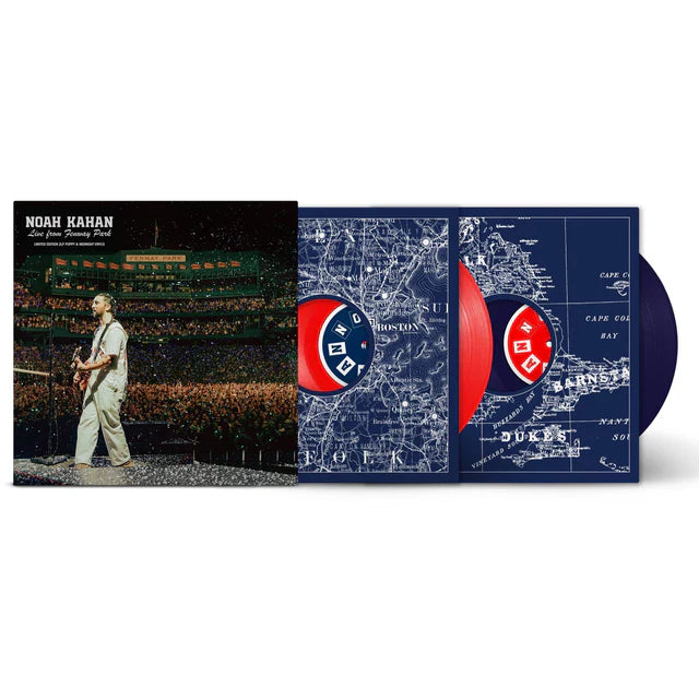 Preorder Noah Kahan - Live From Fenway Park - Indie Exclusive Blue & Red Vinyl 2XLP