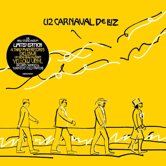 Pre-order: U2 - Carnaval De Luz (alt cover, 180 gr yellow vinyl)