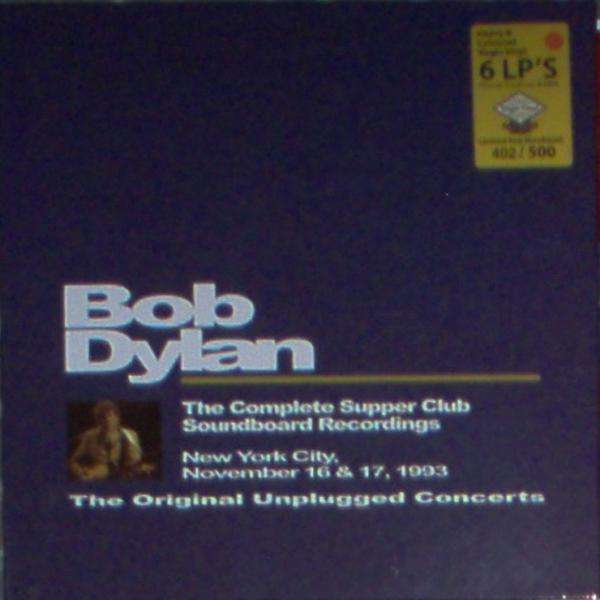 Bob Dylan – The Complete Supper Club Soundboard Recordings (Red) 6LP + 4 CD Boxset