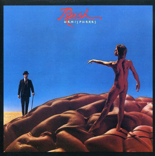 the album cover for Rush - Hemispheres: Remastered