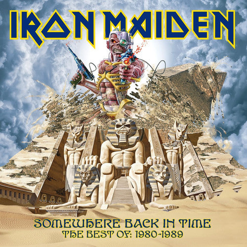 the album cover for Iron Maiden - Somewhere Back in Time