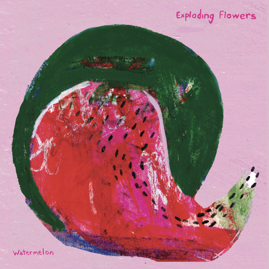 Exploding Flowers - Watermelon/Peacock