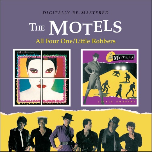 the album cover for The Motels - All Four One/Little Robbers [Import]