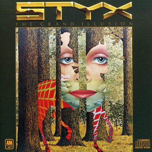 the album cover for Styx - Grand Illusion