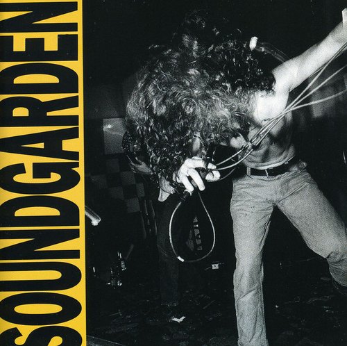 the album cover for Soundgarden - Louder Than Love