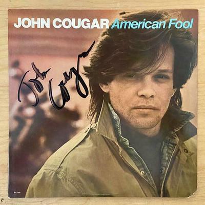 John Cougar Mellencamp - American Fool (Autographed) LP