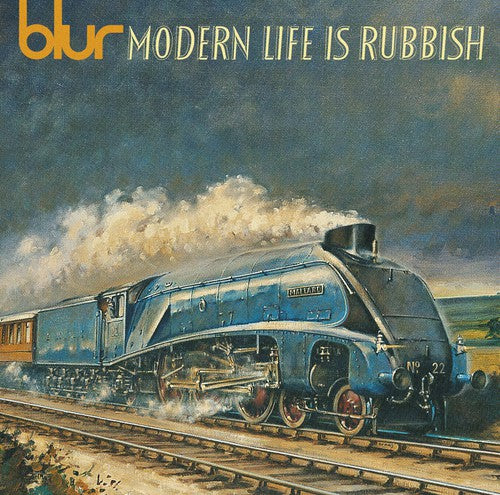 the album cover for Blur - Modern Life Is Rubbish