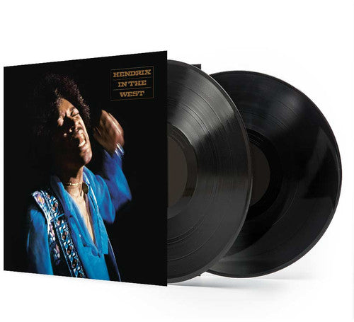 the album cover for Jimi Hendrix - Hendrix in the West