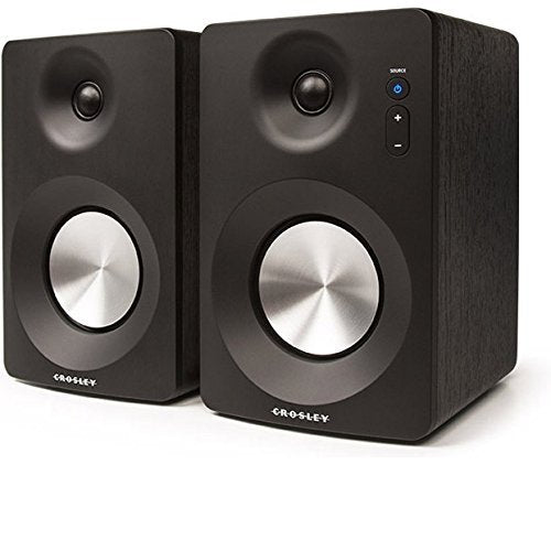 Crosley Bluetooth Enabled Powered Stereo Speakers (S100A-BK)