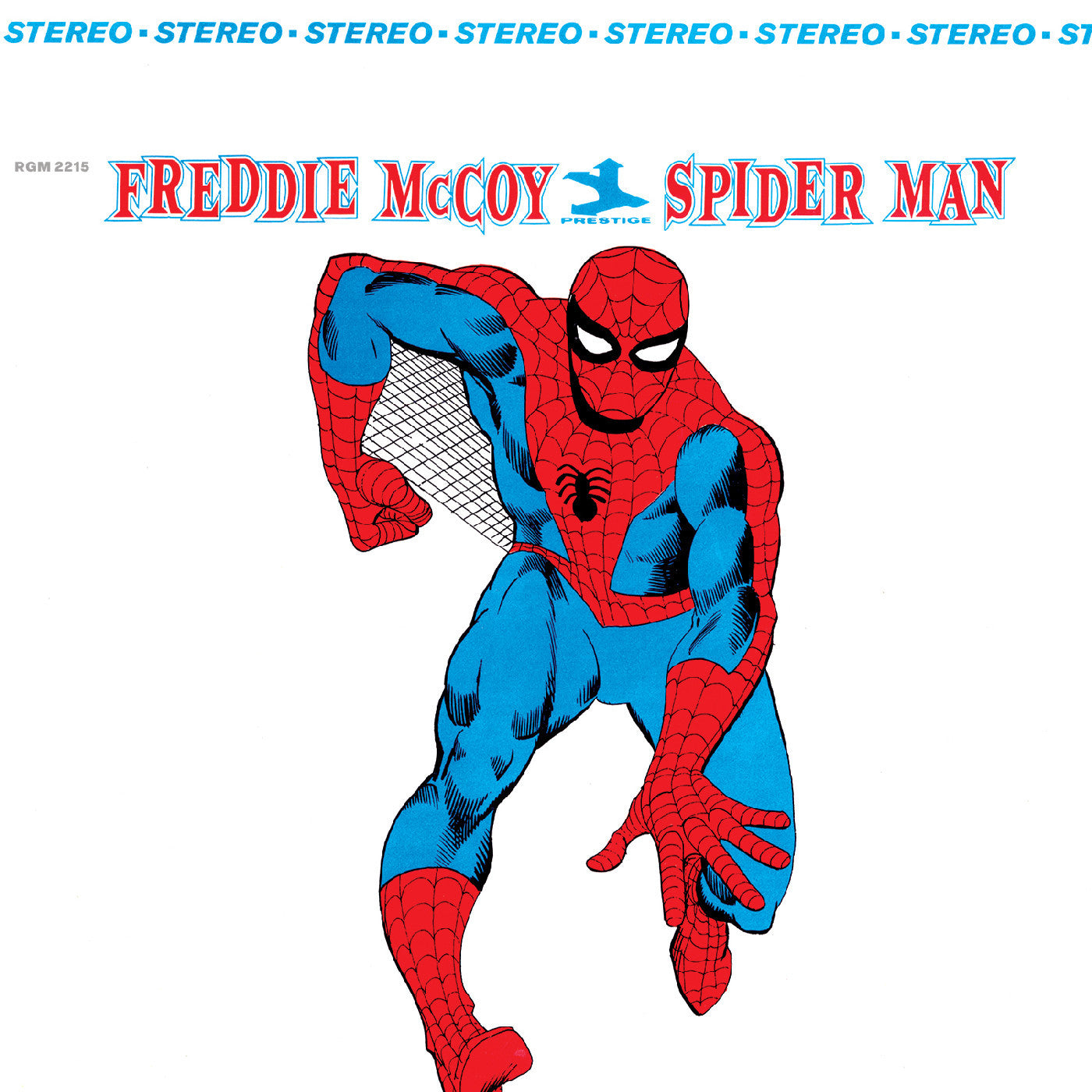 Pre-order: Freddie McCoy - Spider Man (clear/red/blue swirl vinyl)