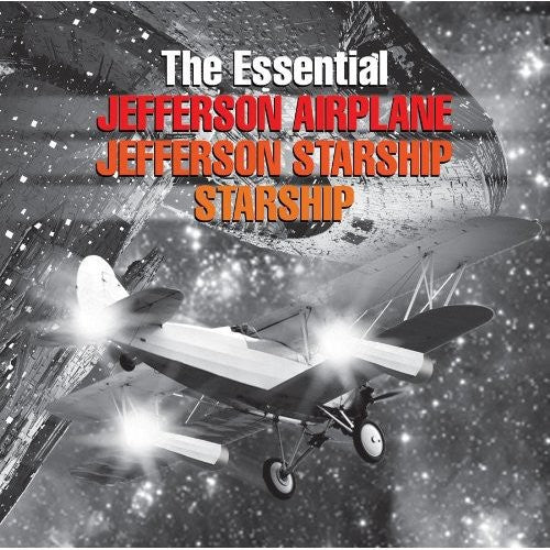 the album cover for Jefferson Airplane - The Essential Jefferson Airplane/ Jefferson Starship/ Starship [2CD]