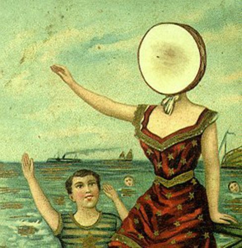 the album cover for Neutral Milk Hotel - In the Aeroplane Over the Sea