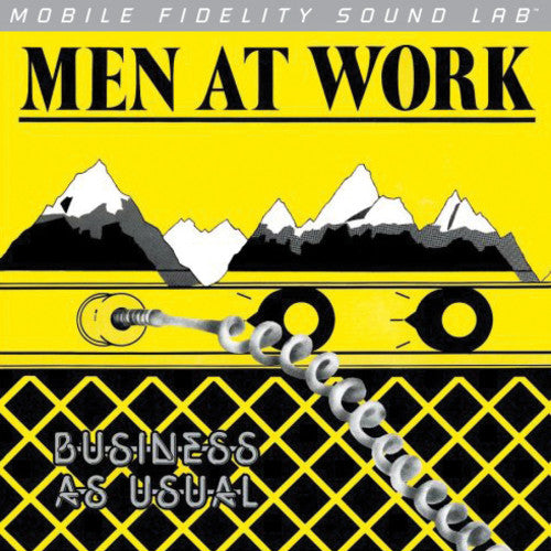 the album cover for Men At Work - Business As Usual [Limited Edition]