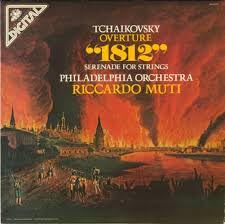 Tchaikovsky, Philadelphia Orchestra, Riccardo Muti – Overture "1812" / Serenade For Strings LP