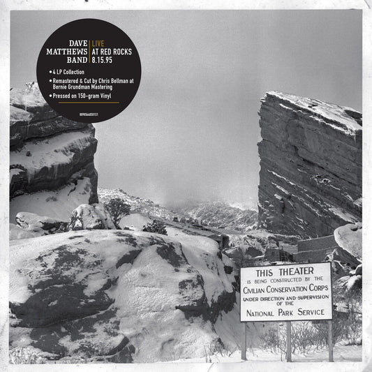 the album cover for Dave Matthews Band - Live At Red Rocks 8.15.95 [Vinyl Box Set]