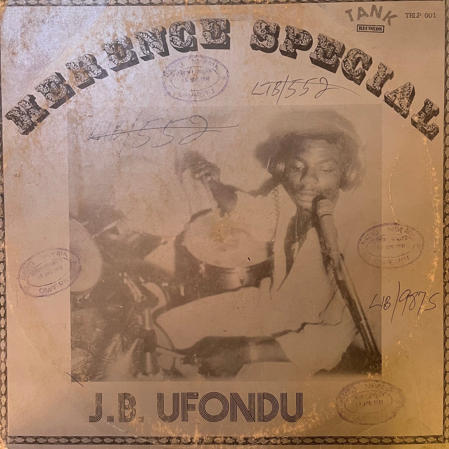 J.B. Ufondu ‎- Merenge Special LP
