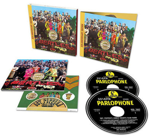 the album cover for The Beatles - Sgt. Pepper's Lonely Hearts Club Band: Anniversary Edition [2CD Deluxe Edition]
