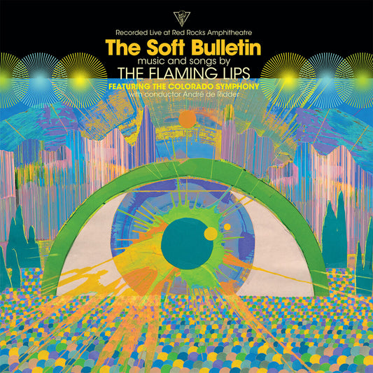 the album cover for The Flaming Lips - The Soft Bulletin: Live at Red Rocks (feat. The Colorado Symphony & André de Riddler) [LP]