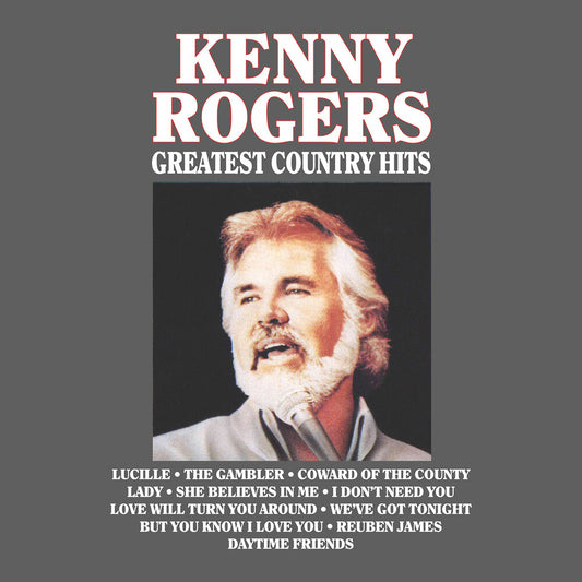 the album cover for Kenny Rogers - Greatest Hits