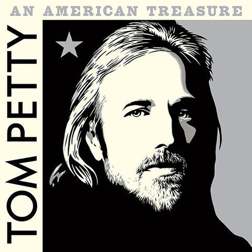 the album cover for Tom Petty - An American Treasure [Deluxe 4CD Box Set]