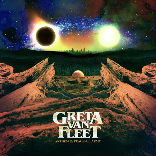 the album cover for Greta Van Fleet - Anthem Of The Peaceful Army