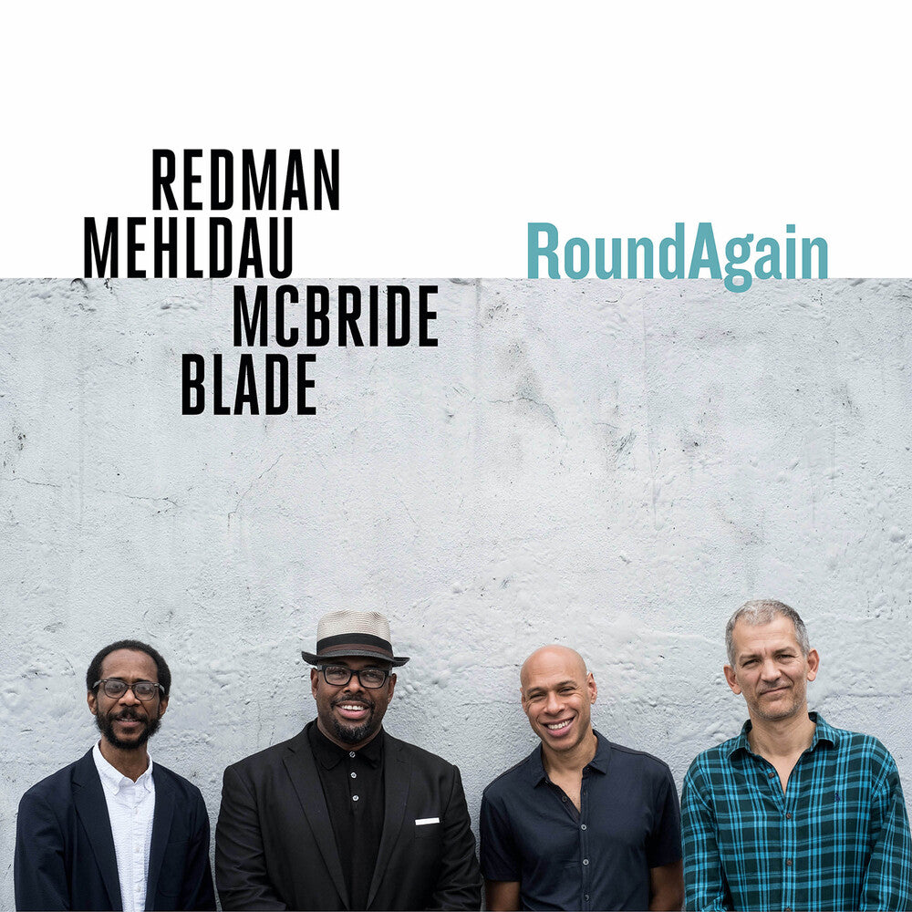the album cover for Joshua Redman, Brad Mehldau, Christian McBride &amp; Brian Blade - RoundAgain [LP]