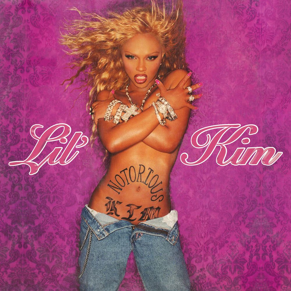 the album cover for Lil' Kim - The Notorious K.I.M. [Pink/Black Mix 2LP]