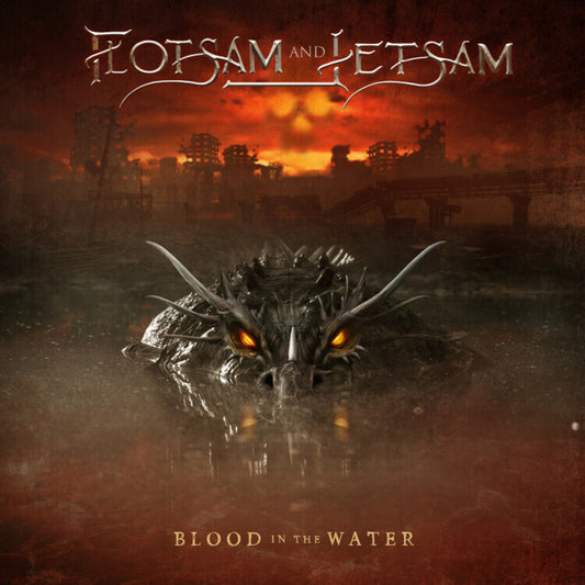 the album cover for Flotsam and Jetsam - Blood In The Water [Indie Exclusive Limited Edition LP]